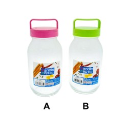 Glass Bottle with handle cap